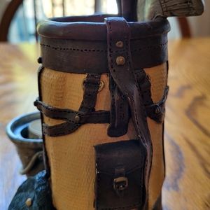 Golf bag desk accessory. Pencil and Stamp Dispenser. 5".